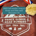 t-shirt featuring Prince George Road Runners logo